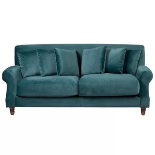Beliani 3 Sitzer Sofa aus Samtstoff Glamourös EIKE  
