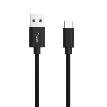 1700-0081 câble USB 2 m USB 3.2 Gen 1 (3.1 Gen 1) USB A USB C Noir