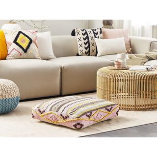 Beliani Pouf en Cotone Boho MAPLE  