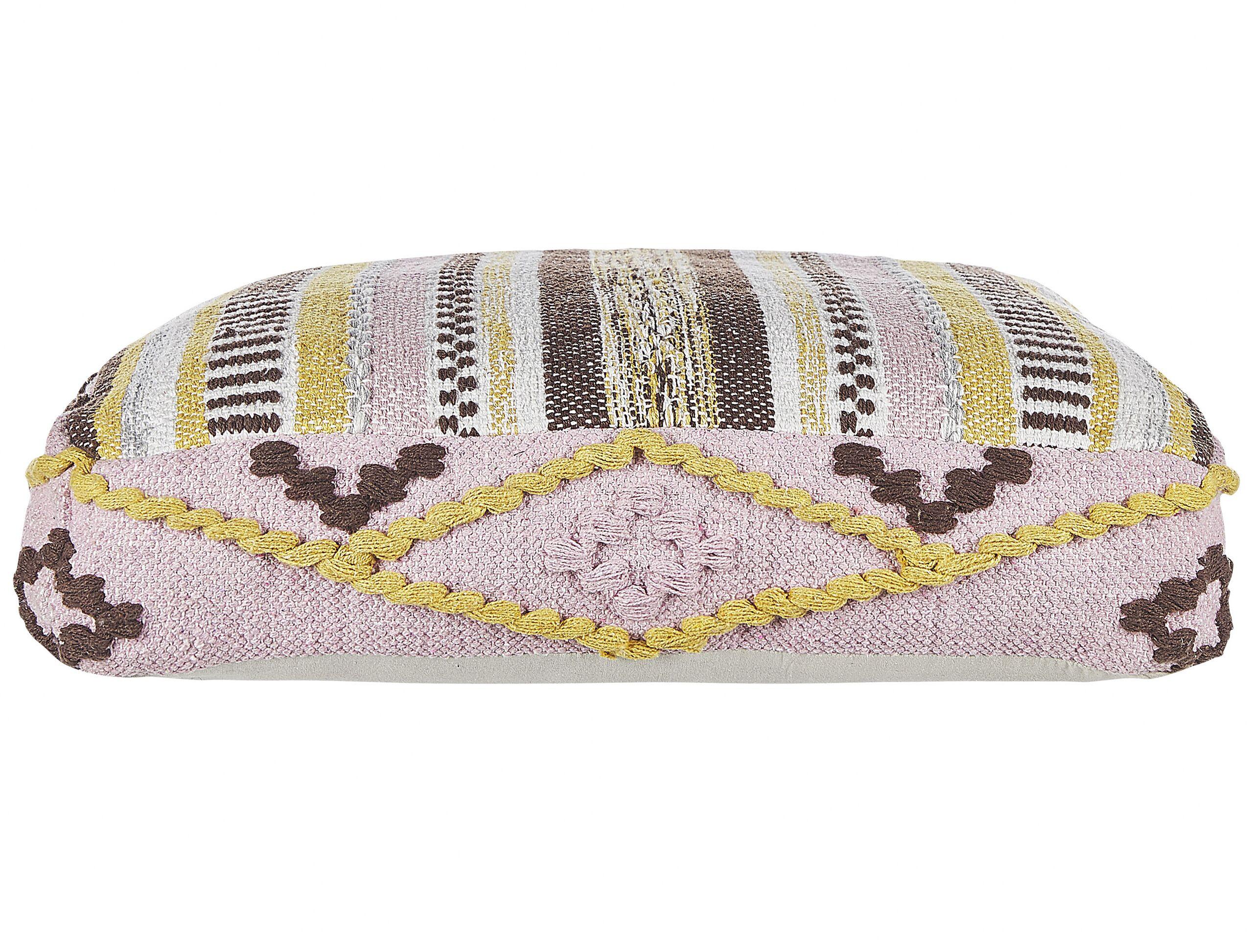 Beliani Pouf en Coton Boho MAPLE  