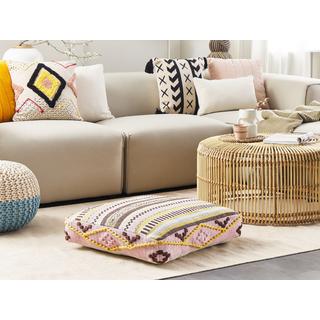 Beliani Pouf en Coton Boho MAPLE  