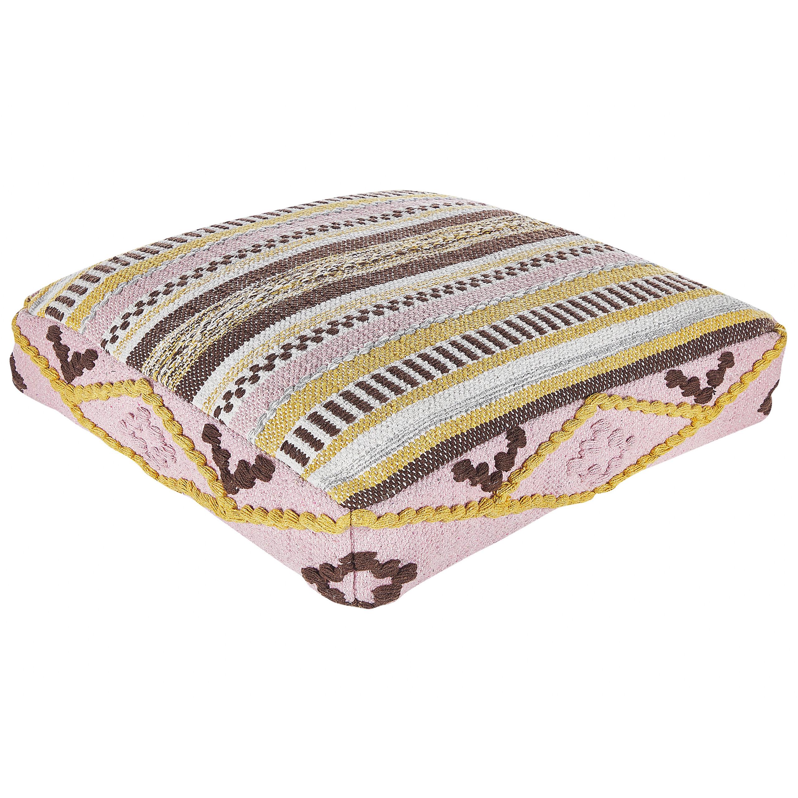 Beliani Pouf en Coton Boho MAPLE  