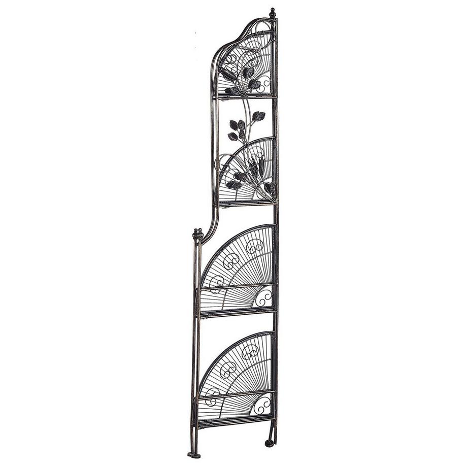 Beliani Eckregal aus Eisen Klassisch SIDERNO  