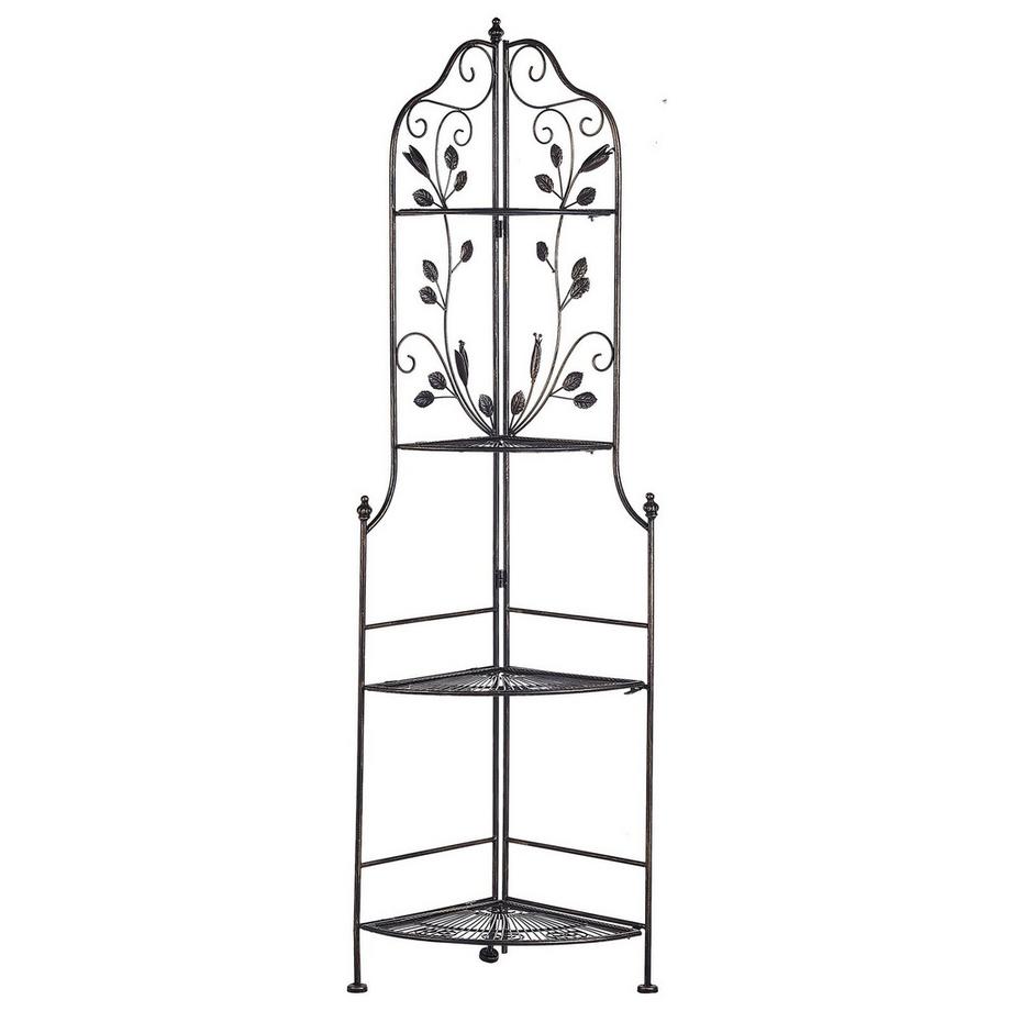 Beliani Eckregal aus Eisen Klassisch SIDERNO  