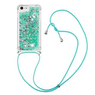 Cover-Discount  iPhone SE / 8 / 7 - Custodia glitter con cordino 