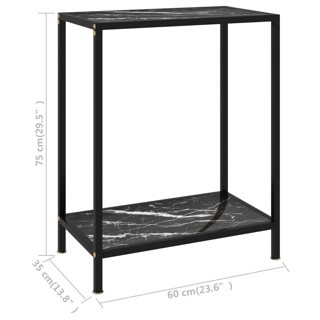 VidaXL Table console verre  