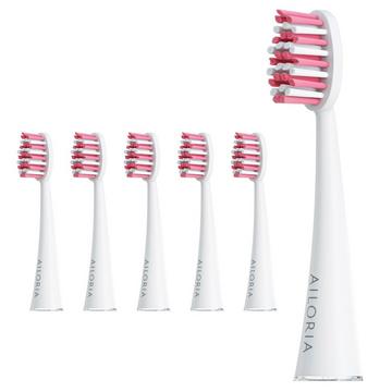 SHINE BRIGHT Têtes de brosse - lot de 6