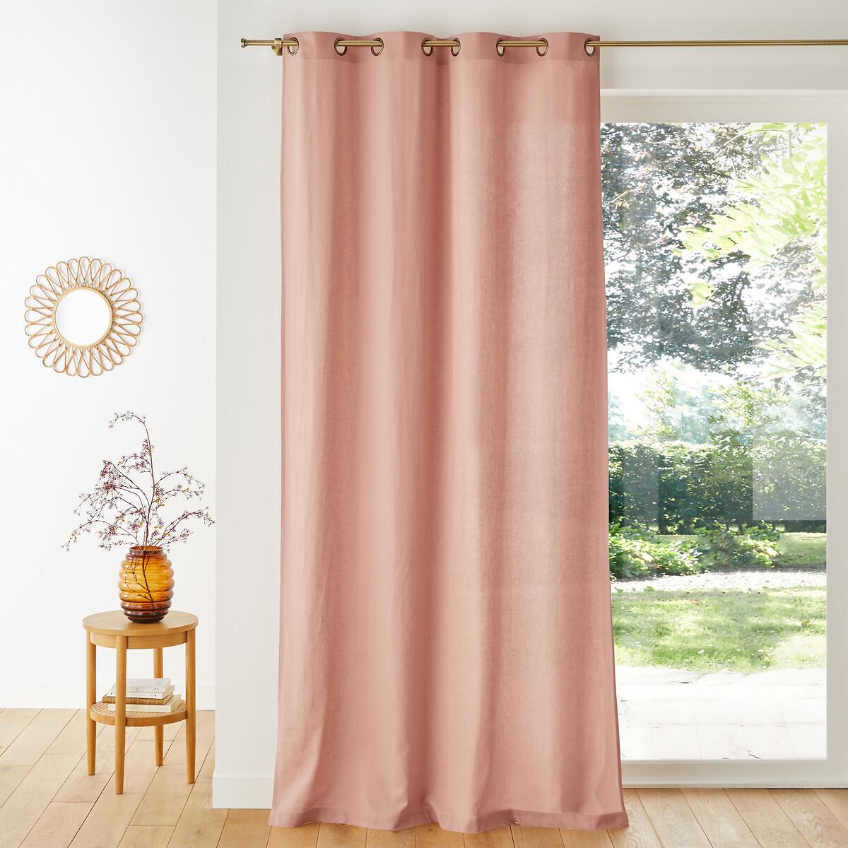 Image of Vorhang Lincot Mit Ösen Unisex Rosa 135x350CM