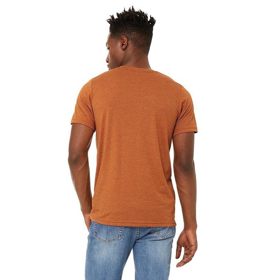 Bella + Canvas Wildleder-Haptik T-Shirt  