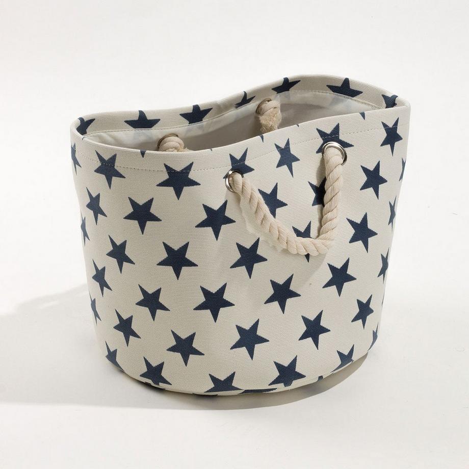 Calicosy Lot de 2 paniers en toile motif constellation  