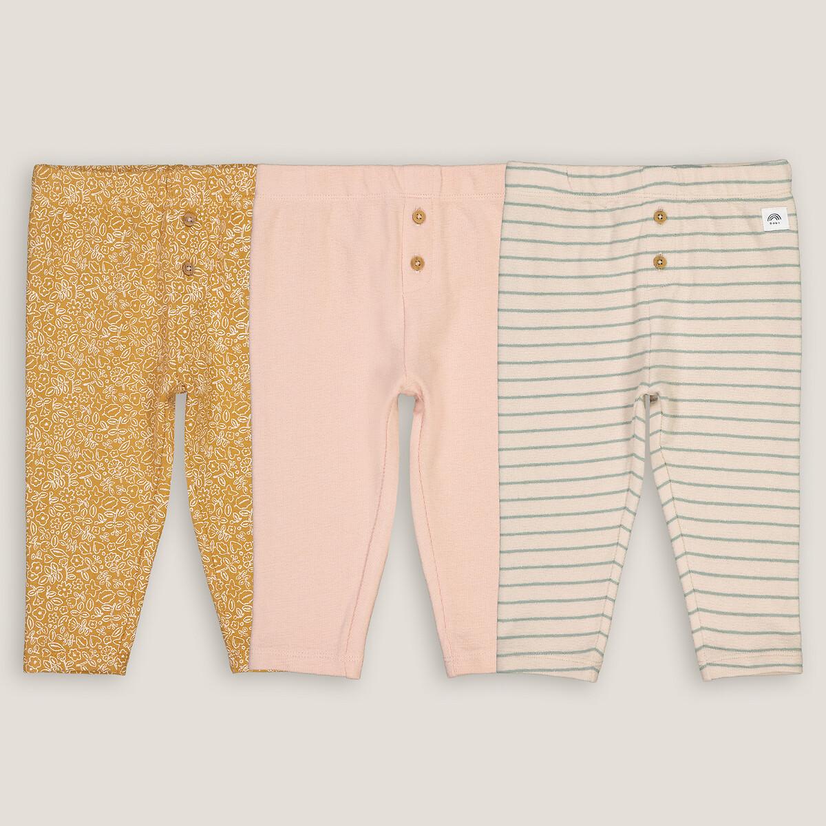 Image of 3er-pack Leggings Aus Baumwolle Unisex Multicolor 3 mesi