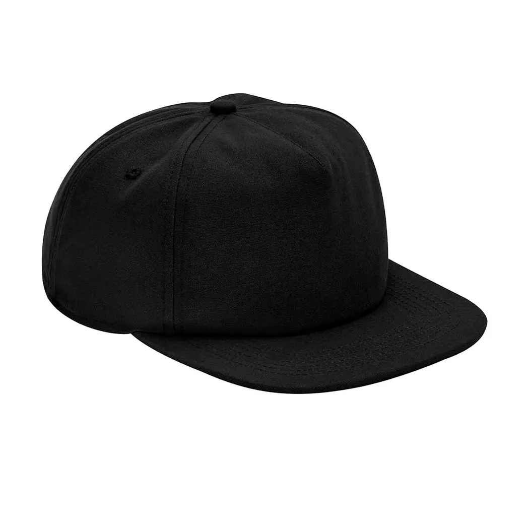 Beechfield - BaseballMütze 5 Segmente, für Herren, Schwarz, One Size