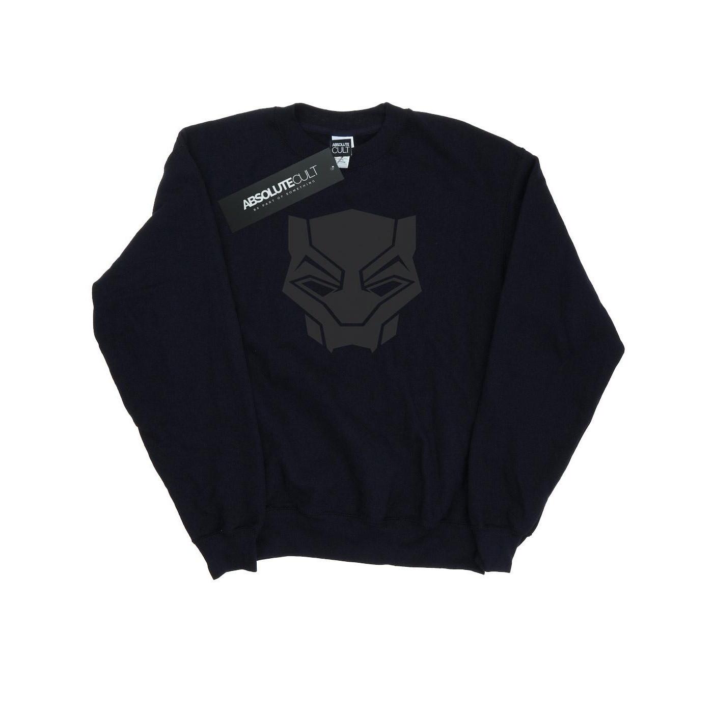Image of Black Panther Black On Black Sweatshirt Jungen Marine 128