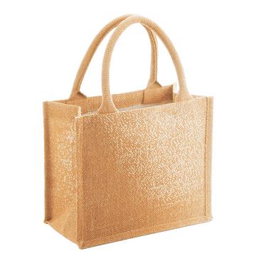 Geschenkbeutel, Schimmer, Jute