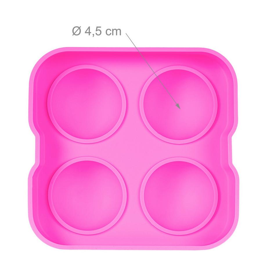 Northio Set di 2 stampi per cubetti di ghiaccio in silicone  