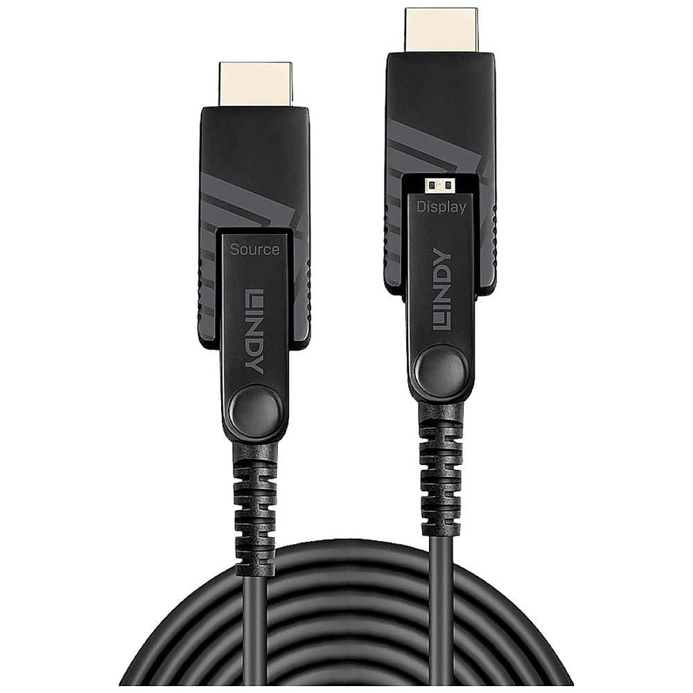 LINDY  LINDY HDMI-Kabel 100 m HDMI Typ D (Mikrofon) 