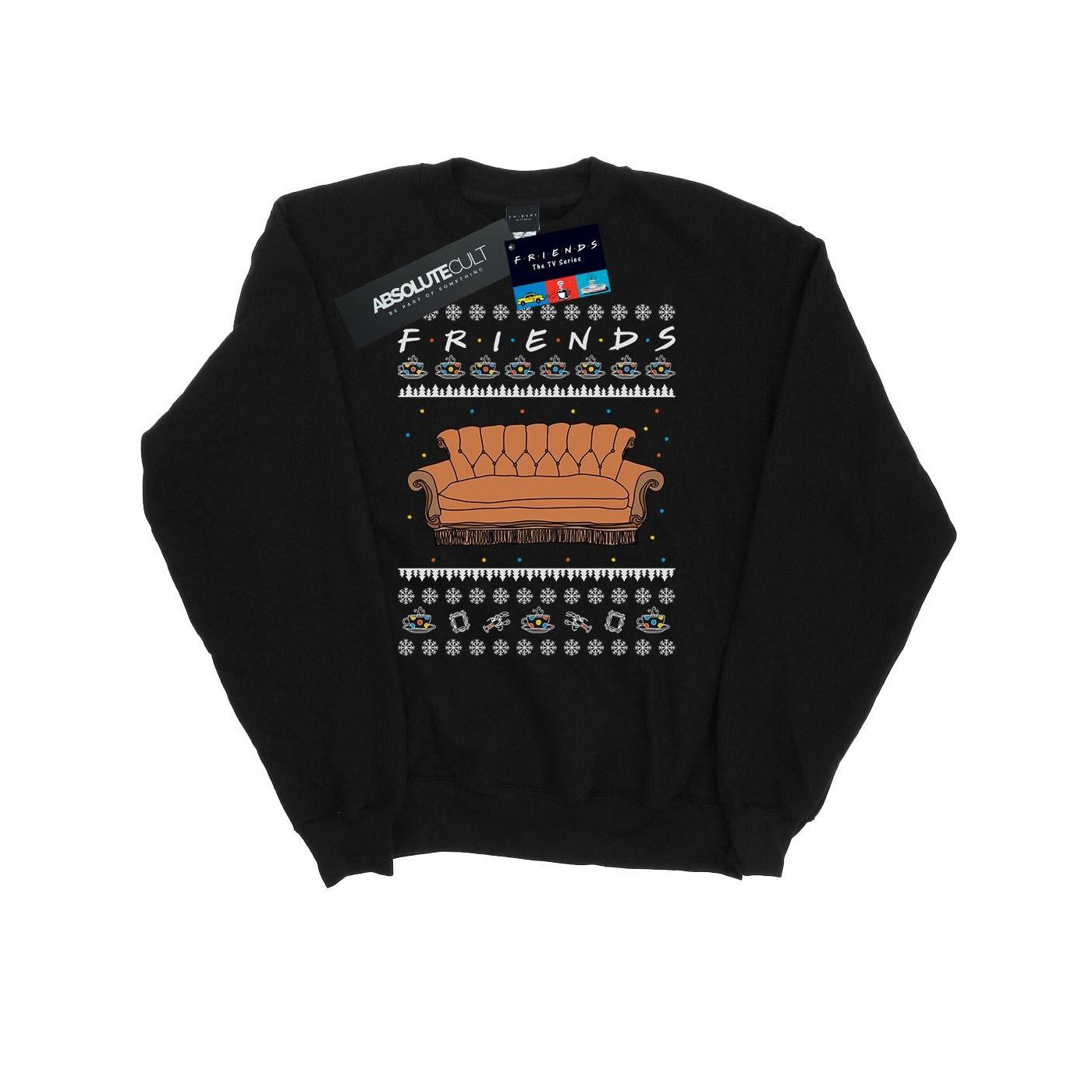 Image of Fair Isle Couch Sweatshirt Herren Schwarz 3XL