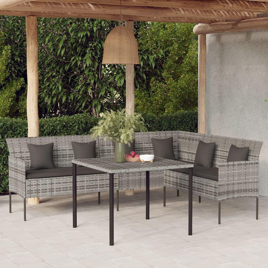 VidaXL Garten-essgruppe poly-rattan  