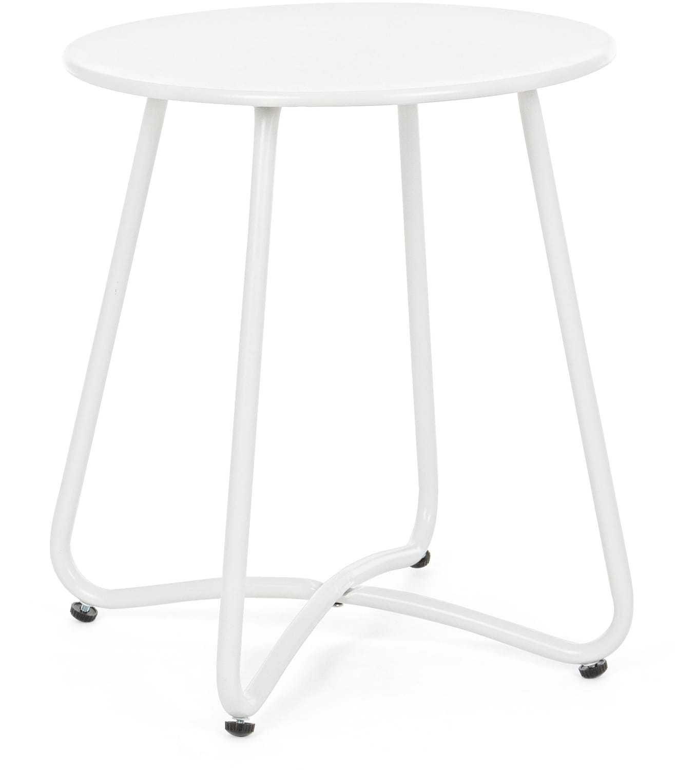 Image of Garten Beistelltisch Wissant rund 40x40 weiss Garten Beistelltisch Wissant rund 40x40 weiss