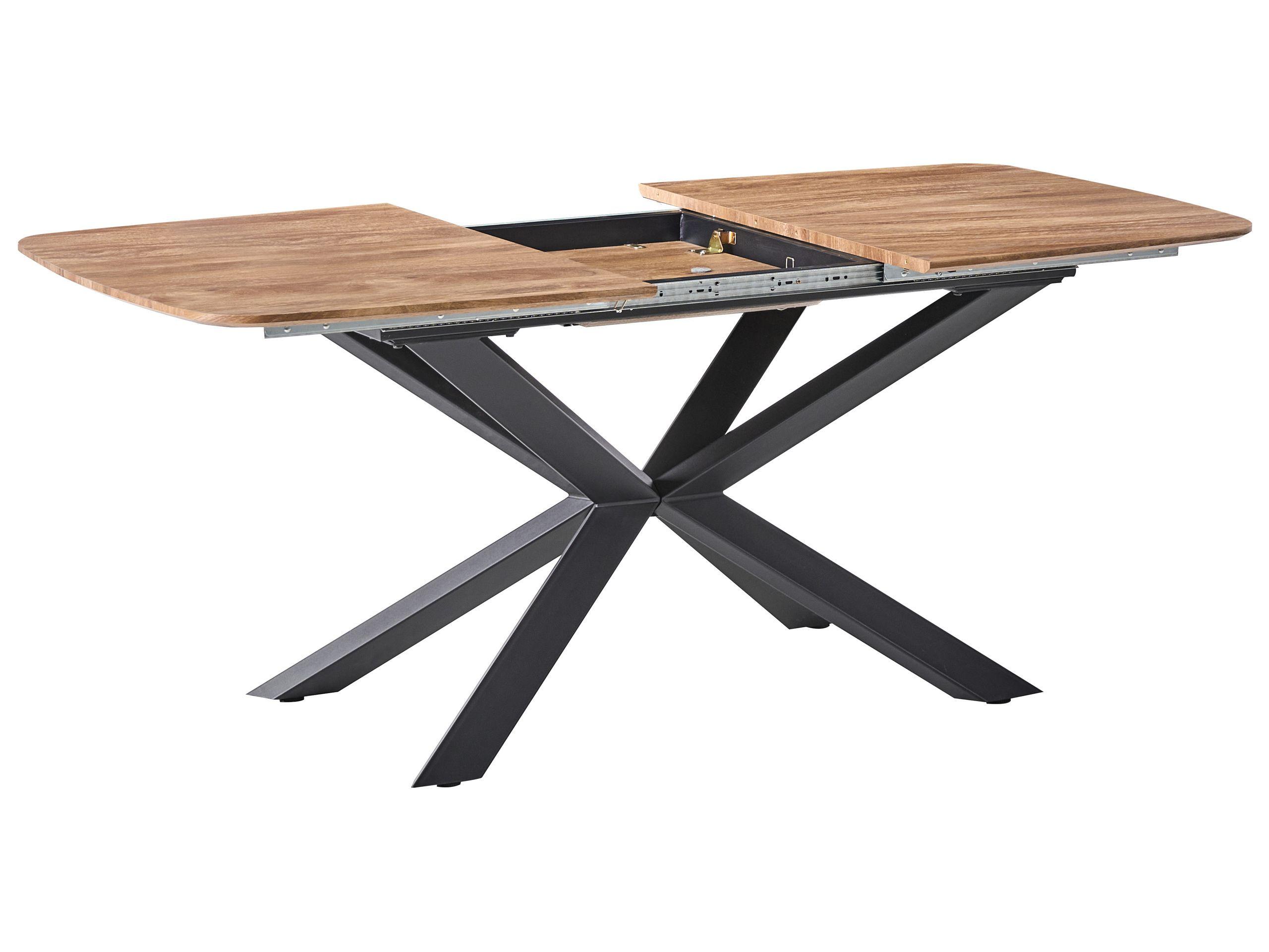 Beliani Table de salle à manger extensible en MDF Moderne GAIRDNER  