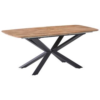 Beliani Table de salle à manger extensible en MDF Moderne GAIRDNER  