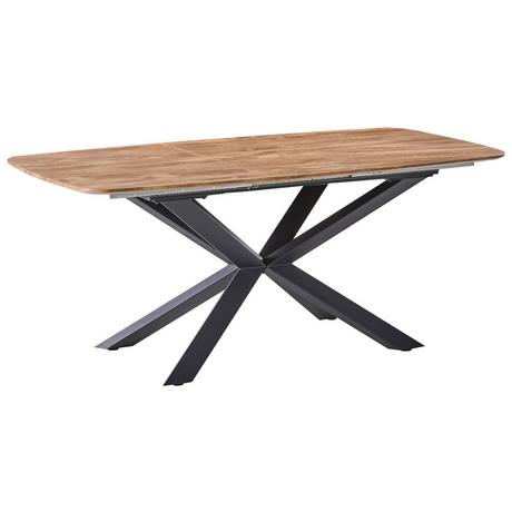 Beliani Table de salle à manger extensible en MDF Moderne GAIRDNER  