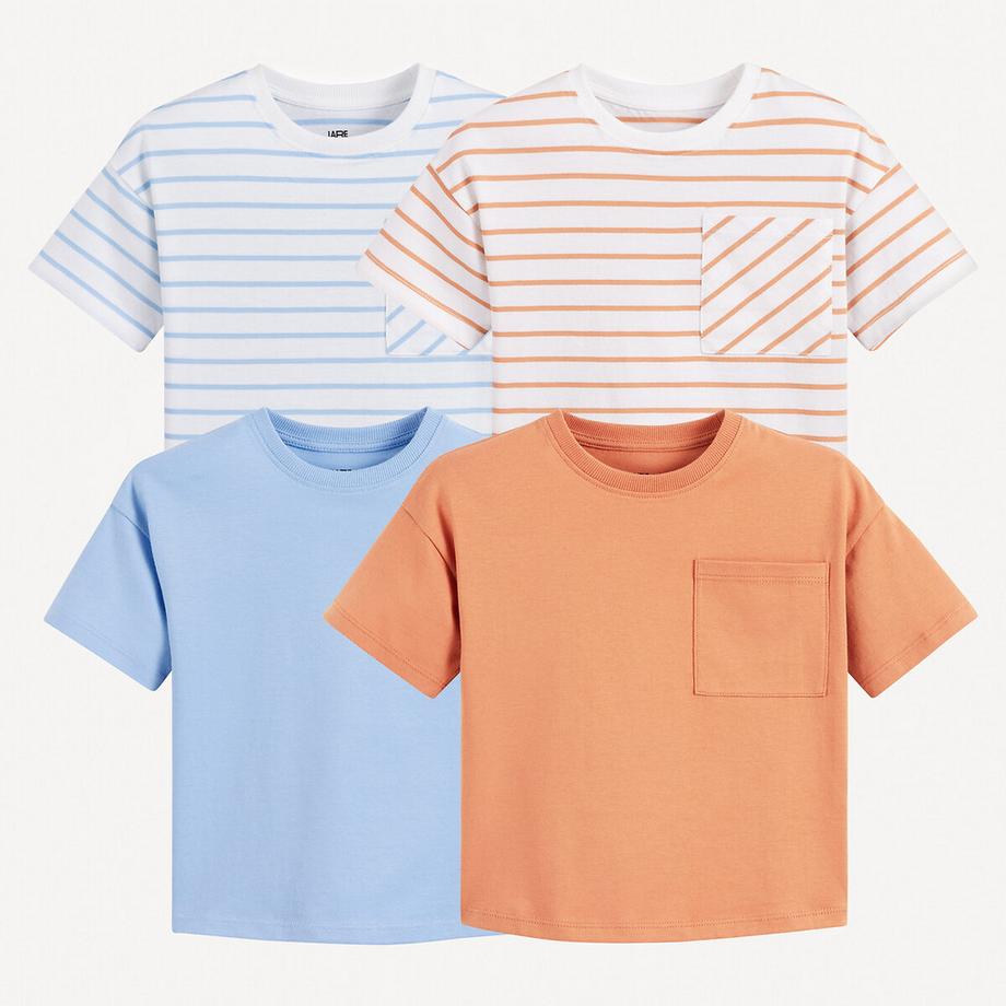 La Redoute Collections  Lot de 4 T-shirts col rond 