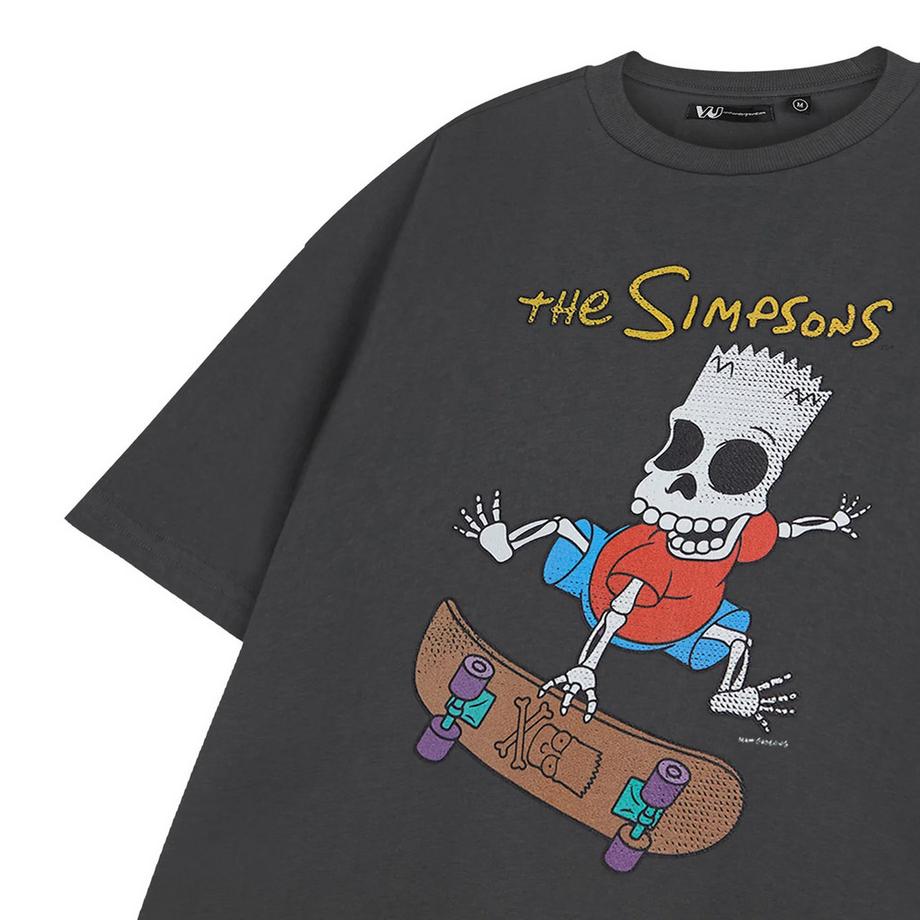 The Simpsons  Maglietta Halloween Bart Simpson Maniche Corte 
