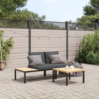 VidaXL Garten sofagarnitur aluminium  