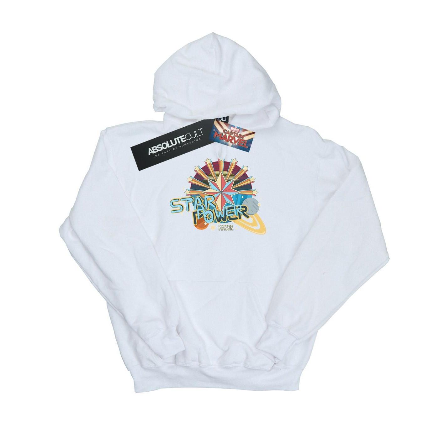 Image of Captain Star Power Kapuzenpullover Jungen Weiss 116