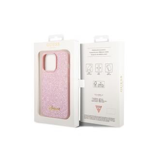 GUESS  Coque iPhone 14 Pro Max Glitter Script 