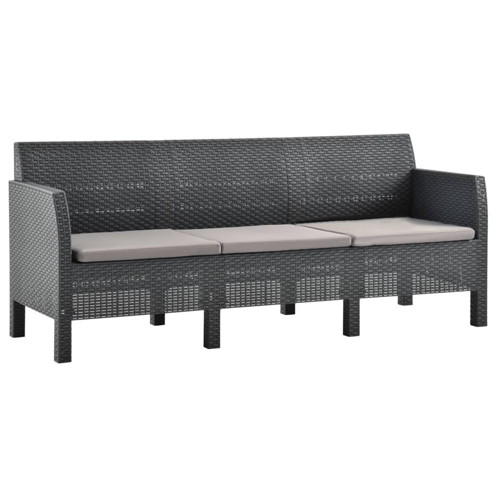 VidaXL Garten-lounge-set polypropylen  