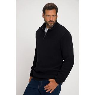 JP1880  Maglione polo da sci con collo alto e zip 