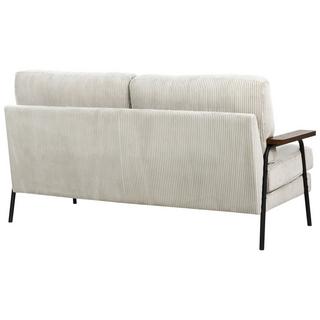 Beliani 3 Sitzer Sofa aus Cord Klassisch AKRANES  