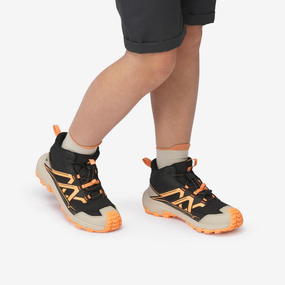 QUECHUA Crosscrock Scarpe da Trekking Impermeabili Bambino con Lacci  