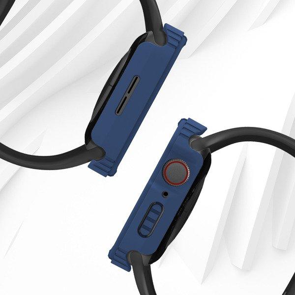 Avizar  Coque Intégrale Apple Watch 44mm Bleue 