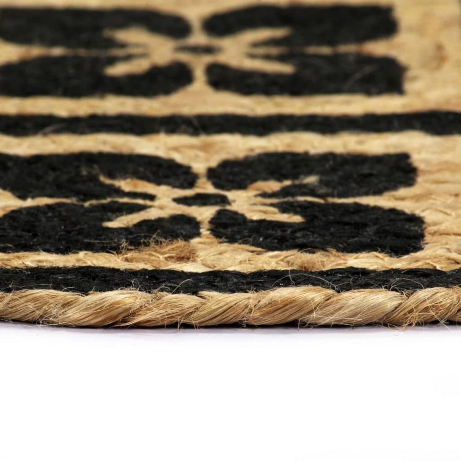 VidaXL Napperons  pcs rond jute jute  