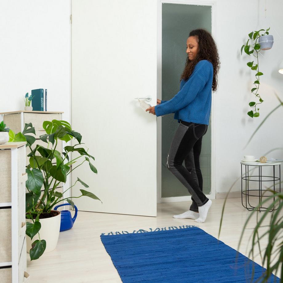 B2X Lot de 3 clips de protection pour cordon de porte blancs  