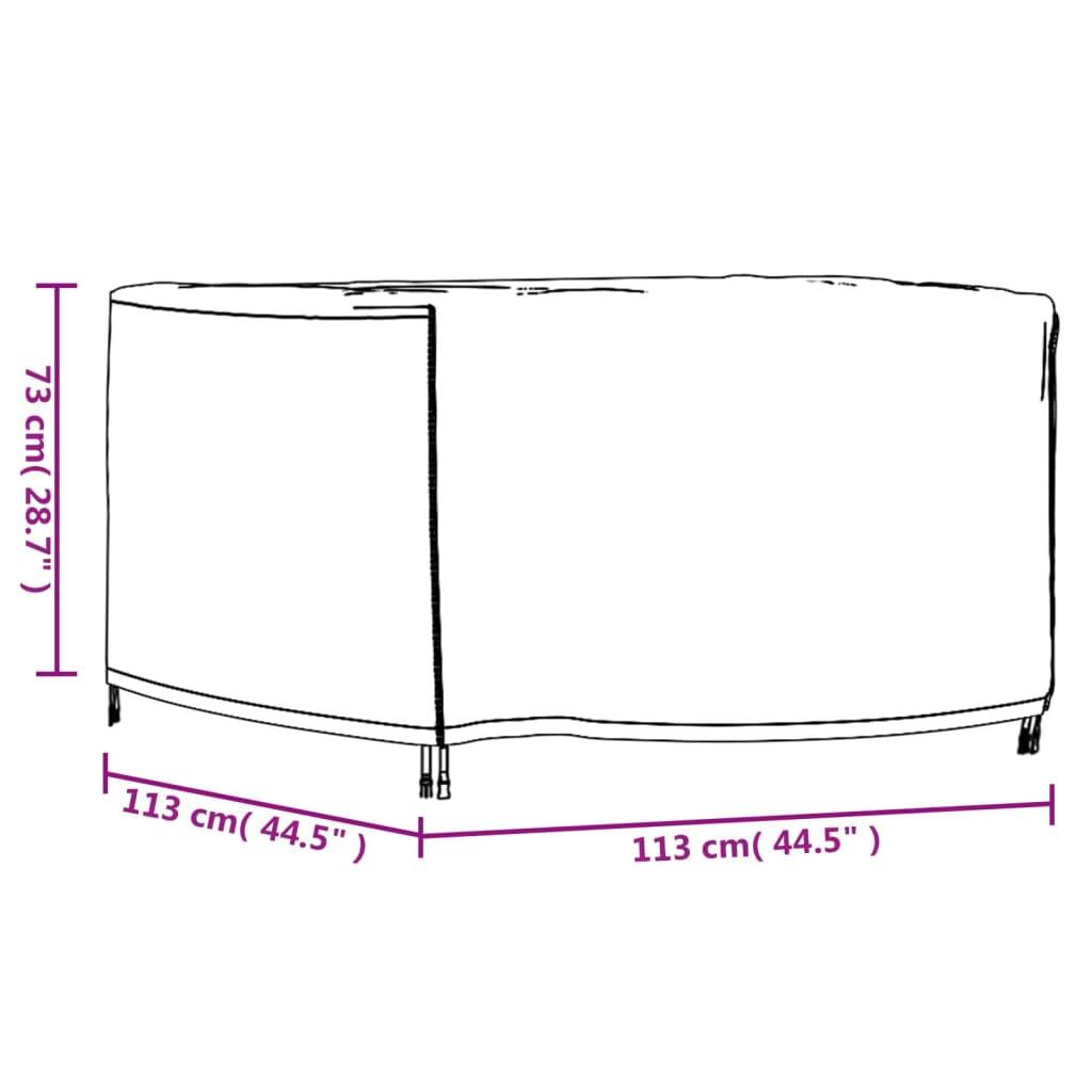 VidaXL Gartenmöbel abdeckung polyester  