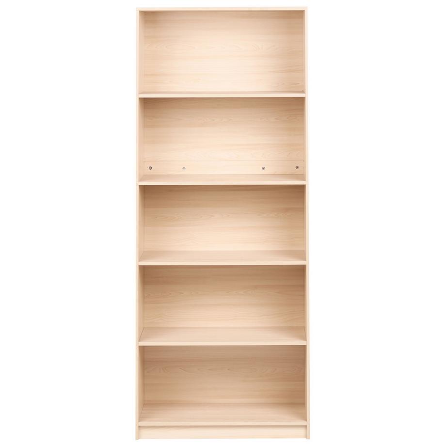 Beliani Bücherregal mit 5 Ebenen aus Faserplatte Minimalistisch ZEHNA  