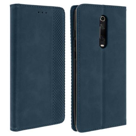 Avizar  Étui Folio Vintage Xiaomi Mi 9T Bleu 