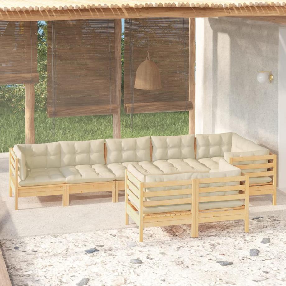 VidaXL Garten-lounge-set kiefernholz  