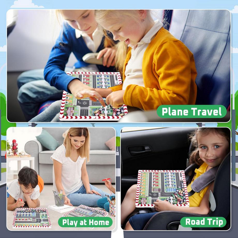 Activity-board  Magnetisches Spiel Labyrinth Geschenk Kind Spielzeug Kinder Holzspielzeug Zahlen und Farben Lernspiele 