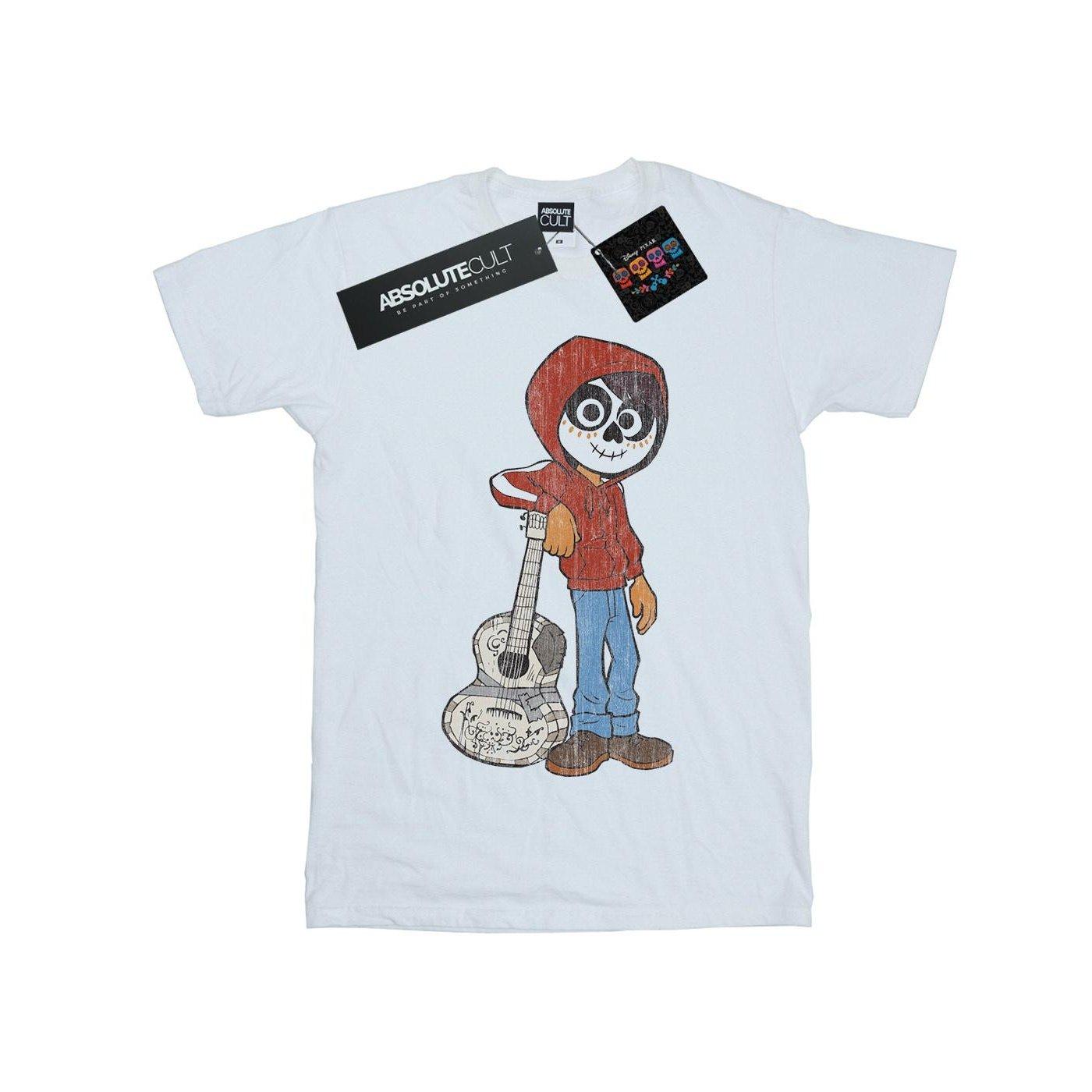 Image of Coco Miguel With Guitar Tshirt Herren Weiss 4XL