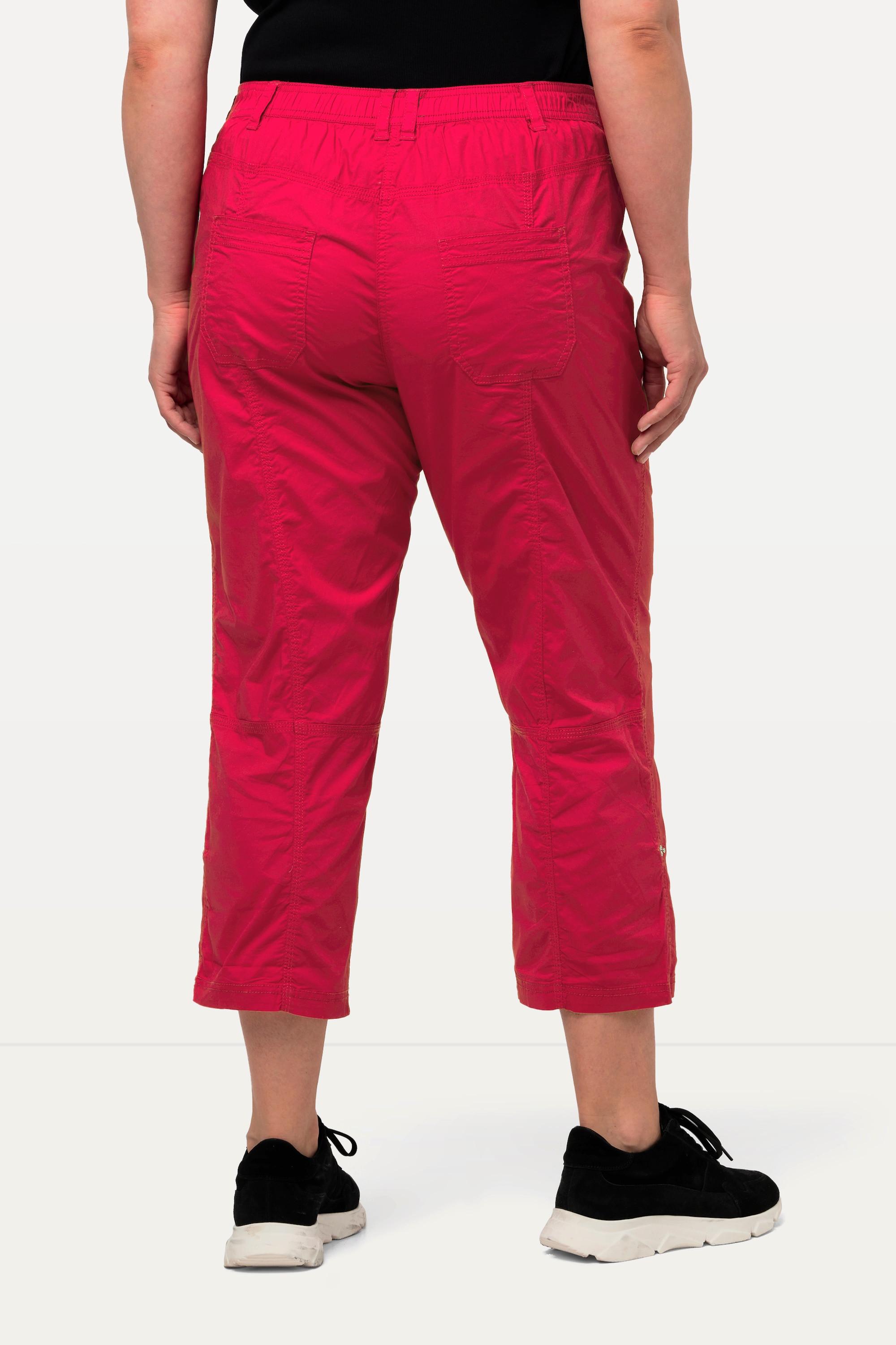 Ulla Popken  Pantalon cargo 7/8 avec attaches, taille confortable 