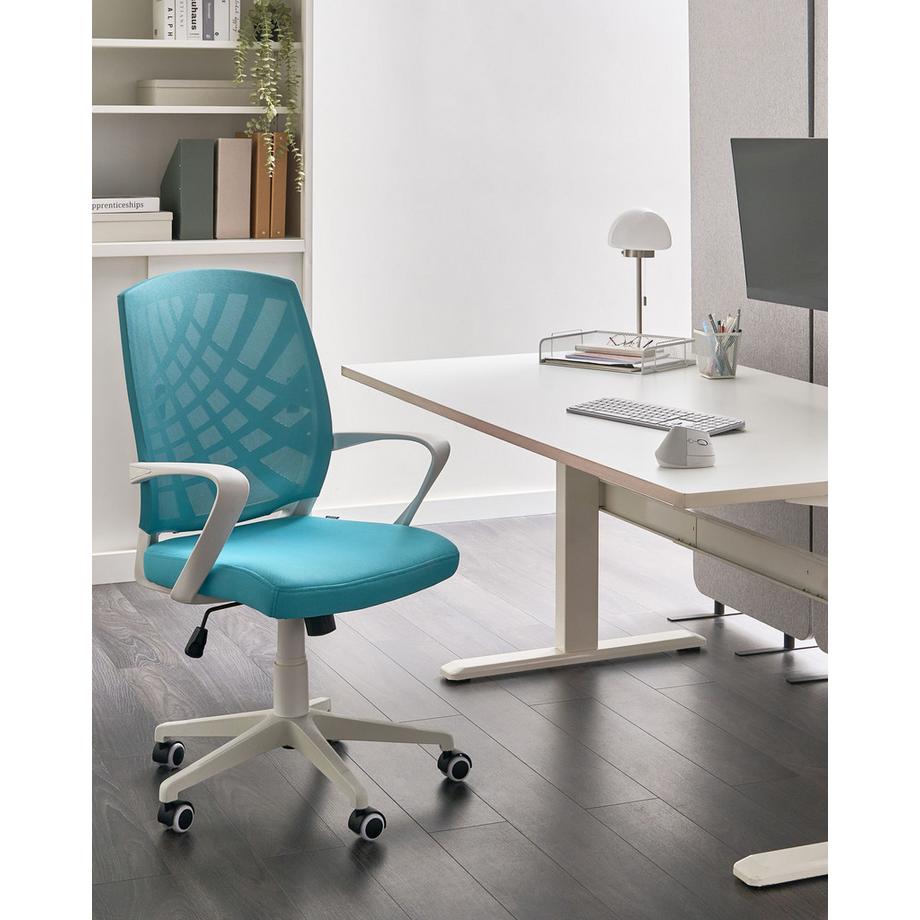 Beliani Bürostuhl aus Stoff Skandinavisch BONNY  