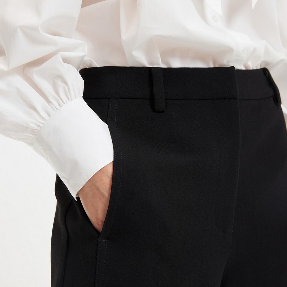 La Redoute Collections Pantalon large forme barrel 7/8ème  