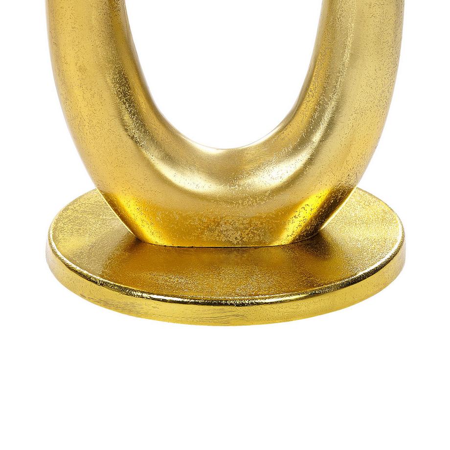 Beliani Beistelltisch aus Aluminium  APITI  