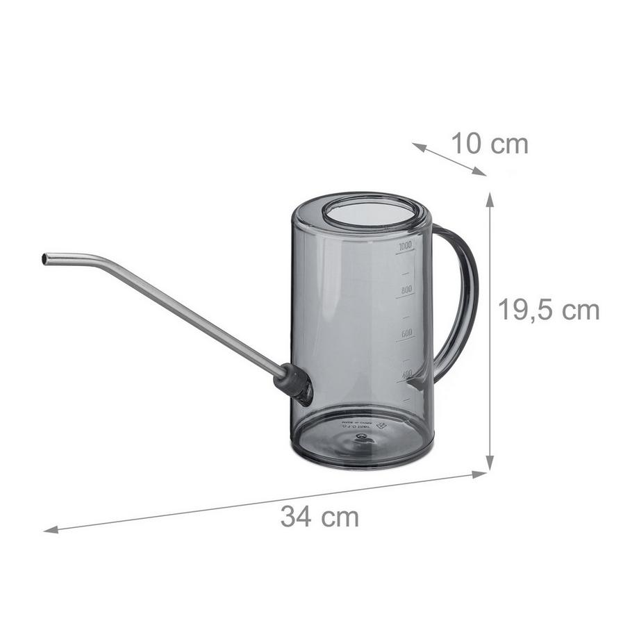 B2X  Gießkanne für Topfpflanzen 1 Liter 2er Set 