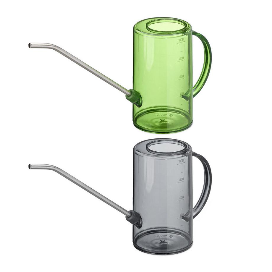 B2X  Gießkanne für Topfpflanzen 1 Liter 2er Set 
